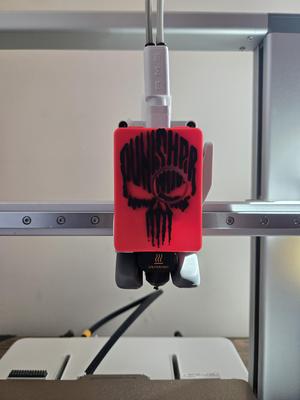 The Punisher Extruder Cover for Bambu A1