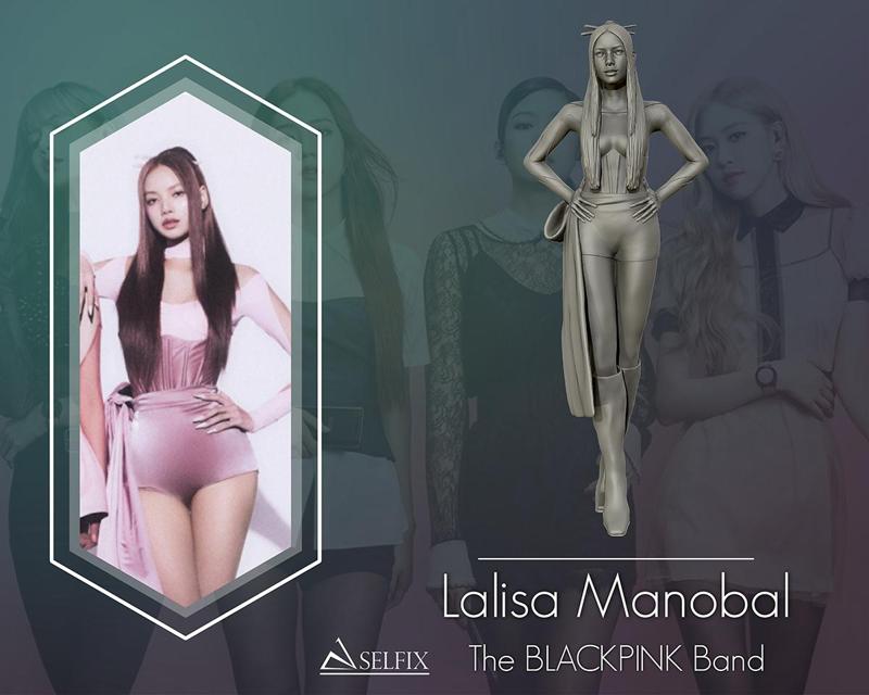 Lalisa Manobal Portrait Sculpture 3D print model
