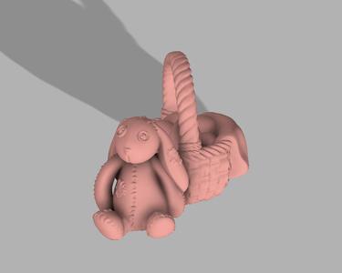 Easter Bunny and eggs