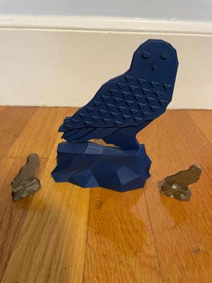 Owl on Rock Model