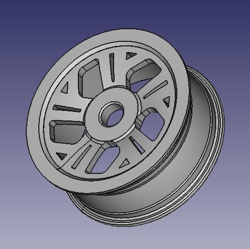 WHEEL RIM FUTURISTIC 3D VEHICLE CONCEPT