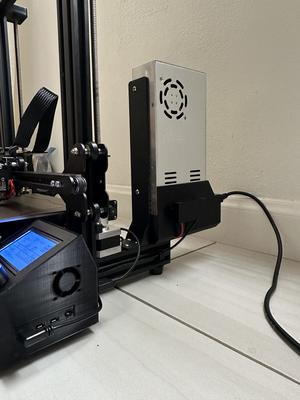 Ender 3 Pro PS Cover Rear Plug and Buck Supply Holder