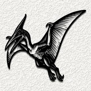 Pteranodon flying dinosaur pterosaur wall art home decor