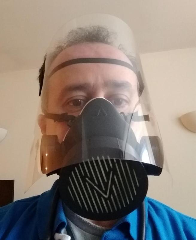 VMO VISORS FOR VMO MASK V2 and V3 - 3D-PRINTED PROTECTIVE - CORONAVIRUS COVID-19