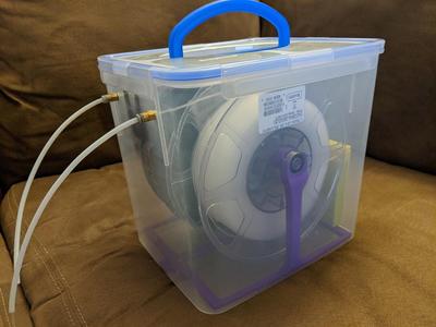 Filament Dispenser Holder Stand with Axle for Snapware Airtight Container