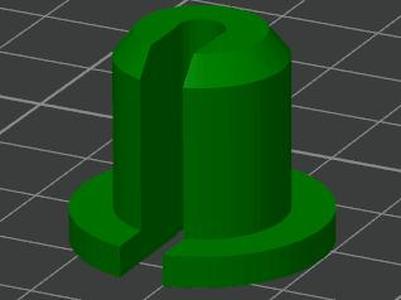 Cable grommet center hole 4mm 