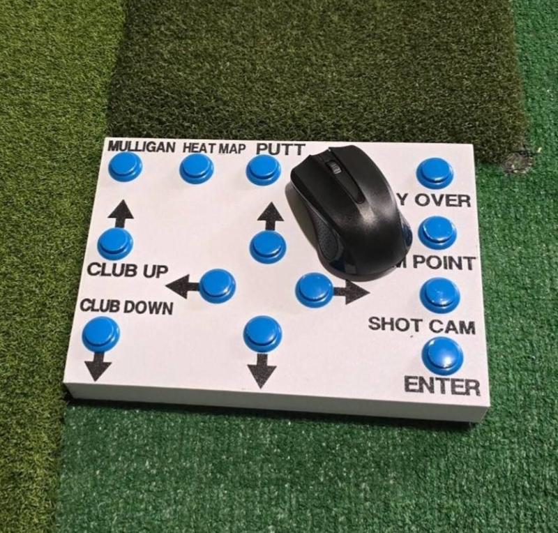 Golf Simulator Control BOX Heat map mulligan version