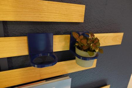 French cleat flower pot holder