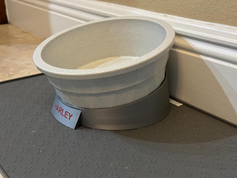 Pet food bowl riser | stand - Customizable!