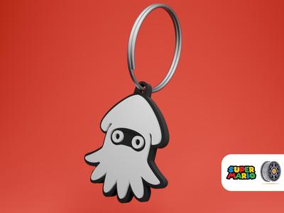 Blooper Squid | Mario Keychain Series (AMS)