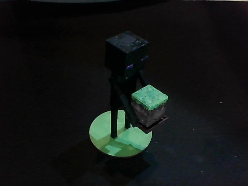 Minecraft Enderman mechanical  keycap display  