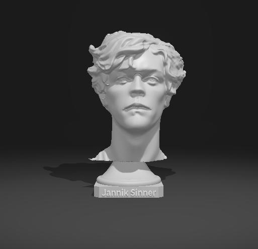 Jannik Sinner Premium Statue