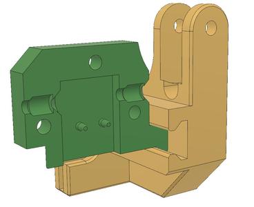 Filament guide with run-out sensor for Ender 3 (pro)
