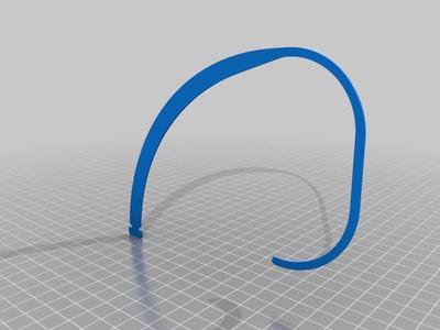 Straps and clips for printable mask
