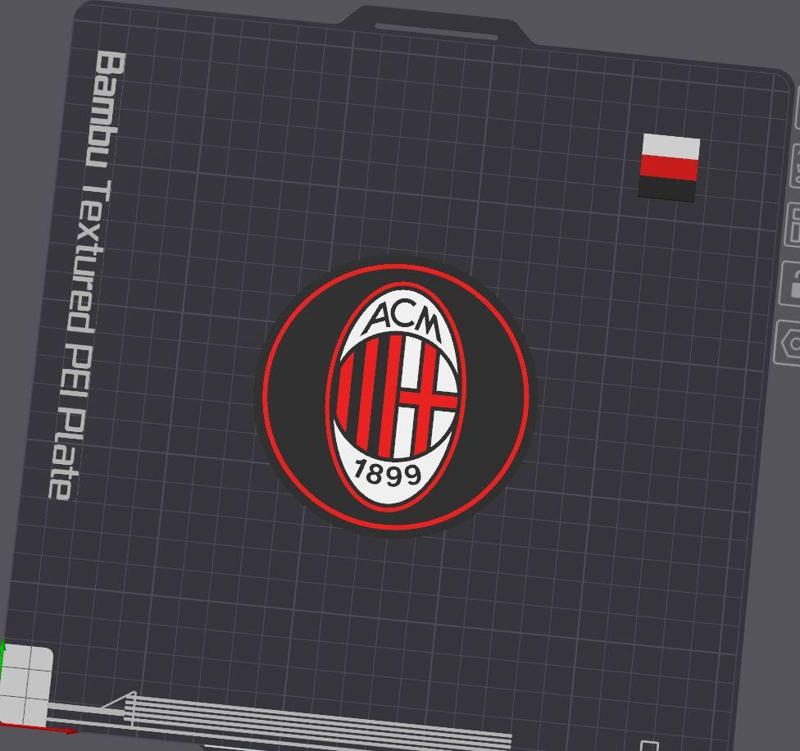 AC Milan Coaster