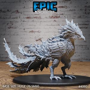 Primordial Phoenix ‧ DnD Miniature ‧ Tabletop Miniatures ‧ Gaming Monster ‧ 3D Model ‧ RPG ‧ DnDminis ‧ STL FILE