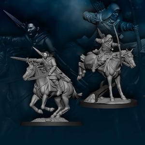 2x Human North Rider - Mounted | North Humans | Fantasy