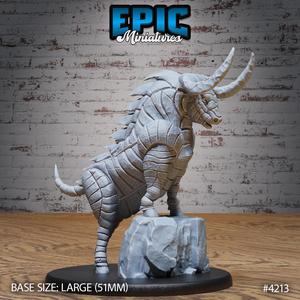 Metal Bull Gorgon Standing ‧ DnD Miniature ‧ Tabletop Miniatures ‧ Gaming Monster ‧ 3D Model ‧ RPG ‧ DnDminis ‧ STL FILE