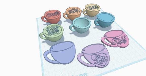 Mug key chains with phrases