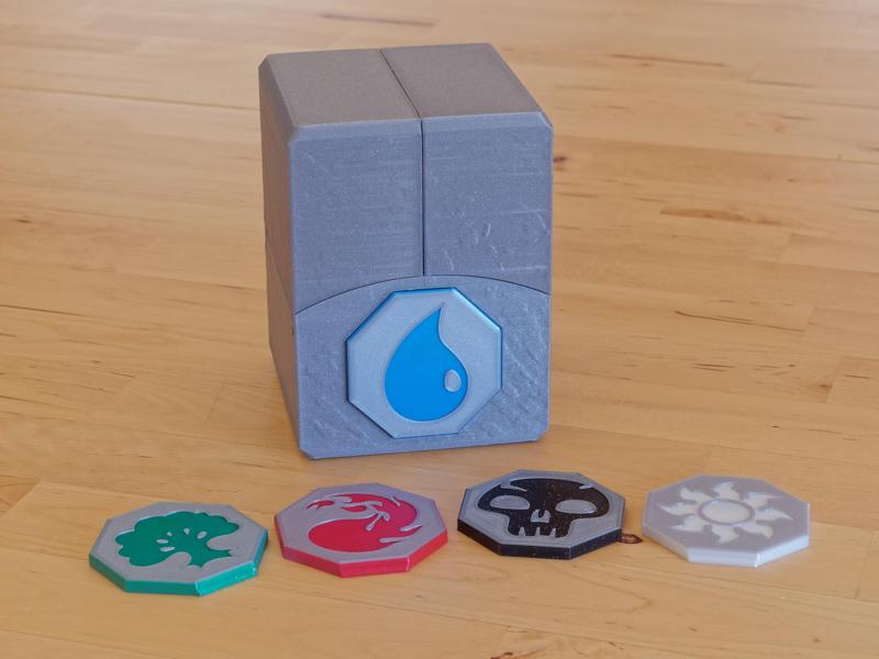 100 card (Commander) Customisable Deck Box with Magnetic Latch.