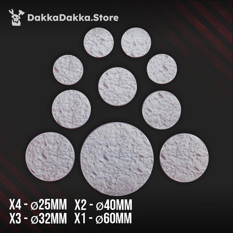 Decorative bases "War field" Set