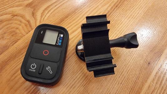 GoPro remote clip mount