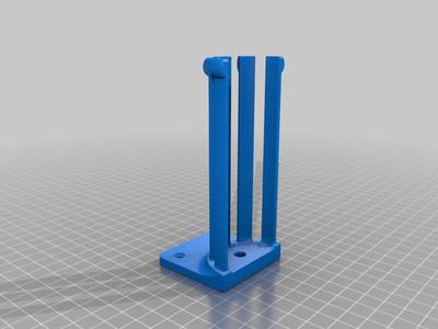 Extended Spool holder for Kossel Delta XXL 90mm width, 45mm hole