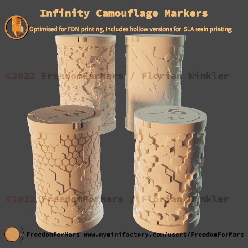 Infinity Camouflage Markers