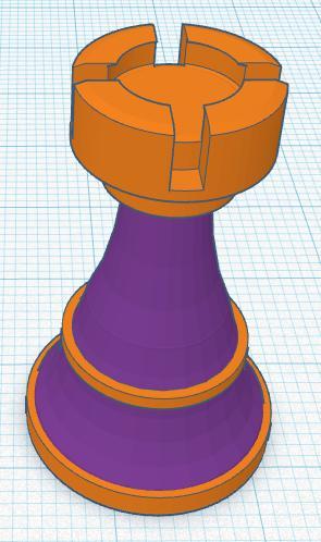 Kasparov Chess Computer spare Castle / Rook (SciSys / SaiTek)