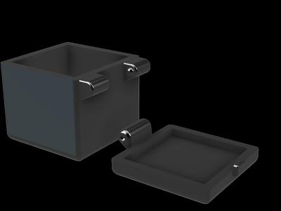 Small lidded organizer