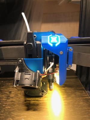 Hinged Hotend PCB mount for Artillery Sidewinder X1/Genius