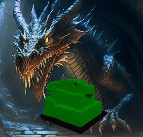 Lungeon Run Board Game Monster Dragon