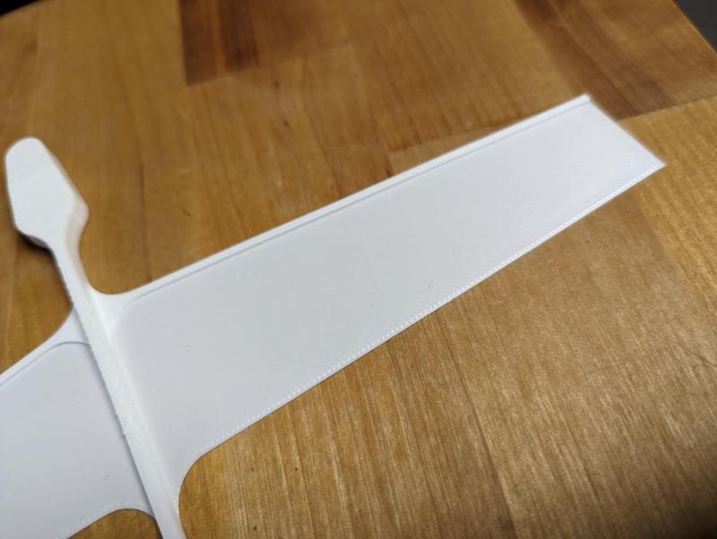 Simple Indoor Glider V2 Thicker Wings BEND THE TAIL TIPS UP AND ADJUST THE ELEVATORS.