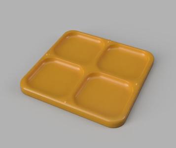 Stackable small parts tray