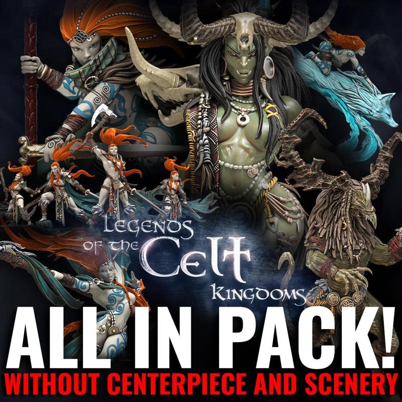 Legends of the Celt Kingdoms All in Pack (without scenery/Centerpiece)