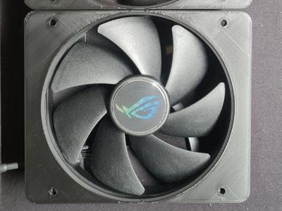 Simple cover/adapter 120 fan /140 to close the gap