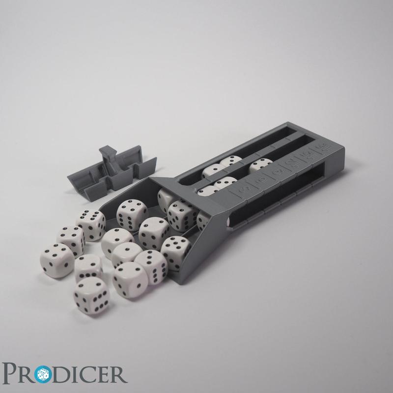 FASTEST DICING with the PRODICER - 20x16mm Dice Organizer