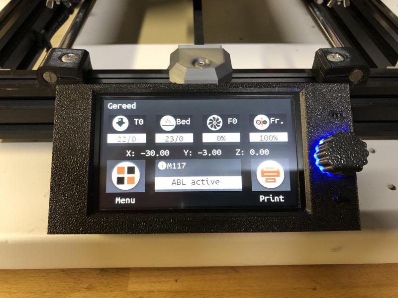 bigtreetech tft 43 case for on 2040 profile