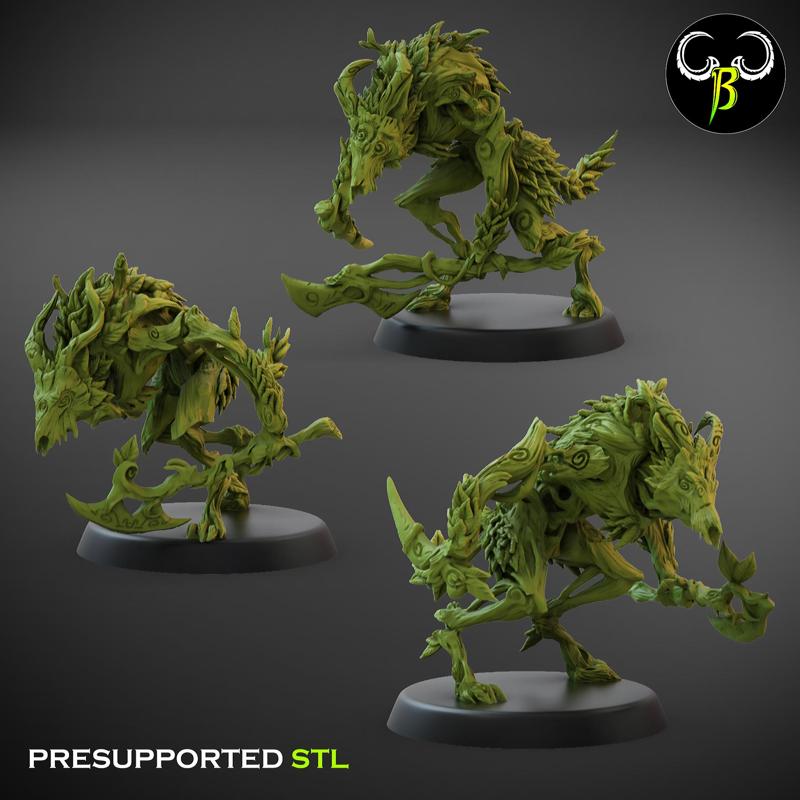 Ferocious Spirit Axe Set A