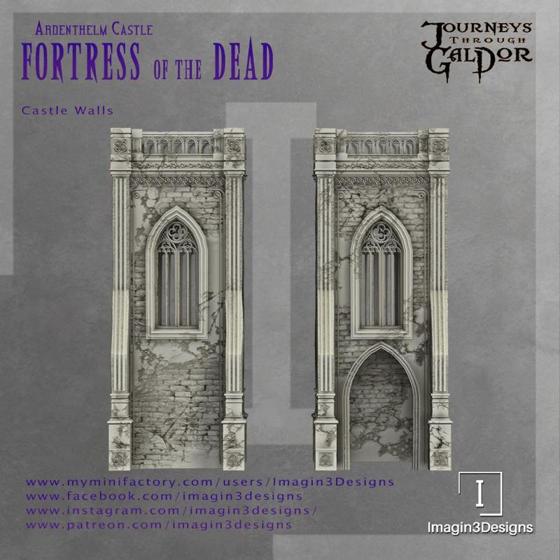 Fortress of the Dead - Modular Castle Walls - Single Story