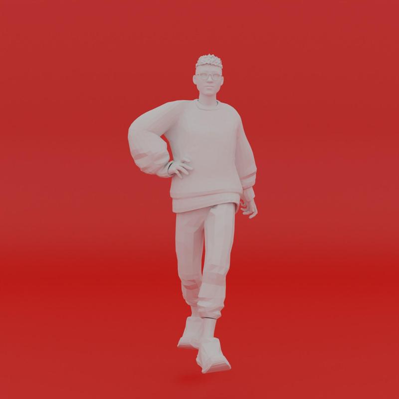 Character Pose Toy Man Miniature Figure 024