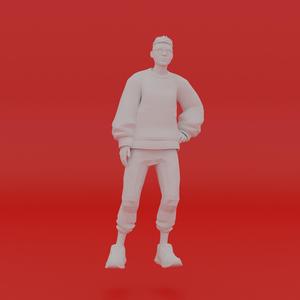 Character Pose Toy Man Miniature Figure 082