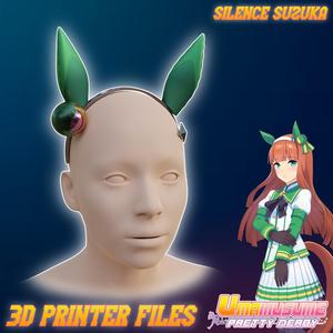 Silence Suzuka Cosplay Ears and HEad Accessories Umamusume: Pretty Derby