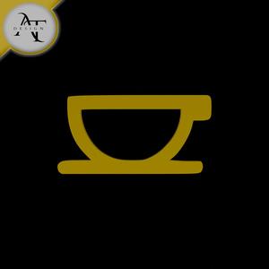 Simple Coffee Cup Symbol - 2D Art