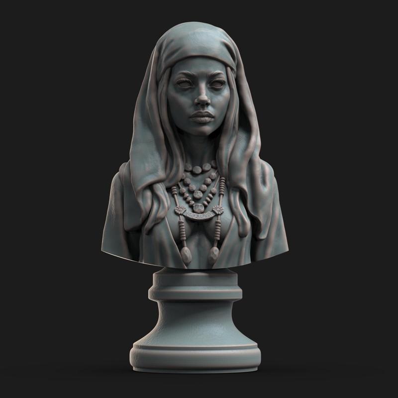 Female bust 011