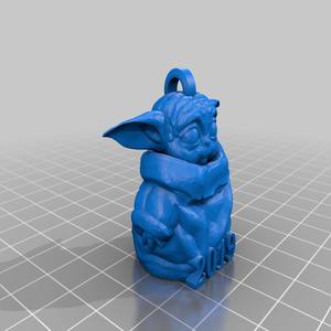 baby yoda ornament