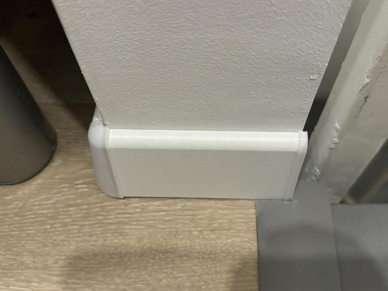 Skirting board end, inside corner, outside corner, Skandor FU060L 58x19 - Hornbach