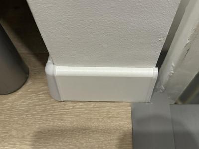 Skirting board end, inside corner, outside corner, Skandor FU060L 58x19 - Hornbach