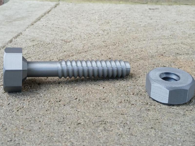 Bolt and Nut Fidget Tool