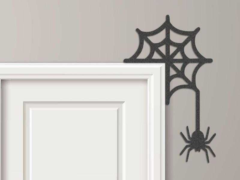 Spider Web Door Topper Halloween